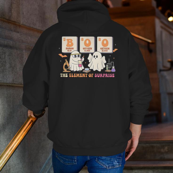 Halloween Science Teacher Boo Ghost The Element Of Surprise Men Zip Up Hoodie Back Print, Science Teacher Hoodies, funny gift Halloween Science Teacher Boo Ghost The Element Of Surprise Men Zip Up Hoodie Back Print, Science Teacher Hoodies, funny gift