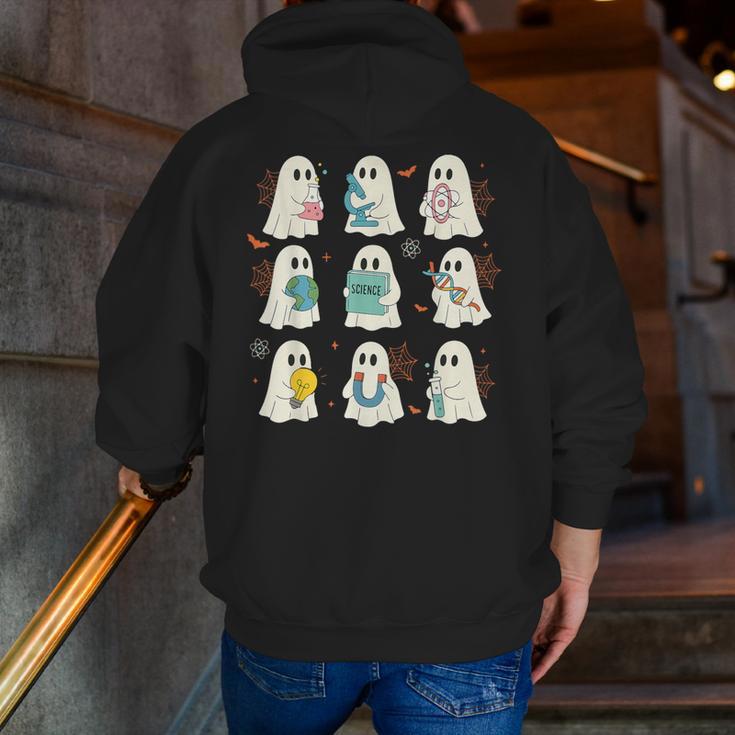 Halloween Science Teacher Student Ghost Laboratory Men Women Men Zip Up Hoodie Back Print, Science Teacher Hoodies, funny gift Halloween Science Teacher Student Ghost Laboratory Men Women Men Zip Up Hoodie Back Print, Science Teacher Hoodies, funny gift