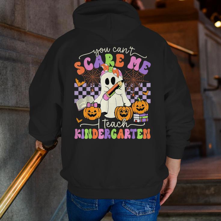 Halloween Teacher You Can't Scare Me I Teach Kindergarten Men Zip Up Hoodie Back Print, funny gift Halloween Teacher You Can't Scare Me I Teach Kindergarten Men Zip Up Hoodie Back Print, funny gift