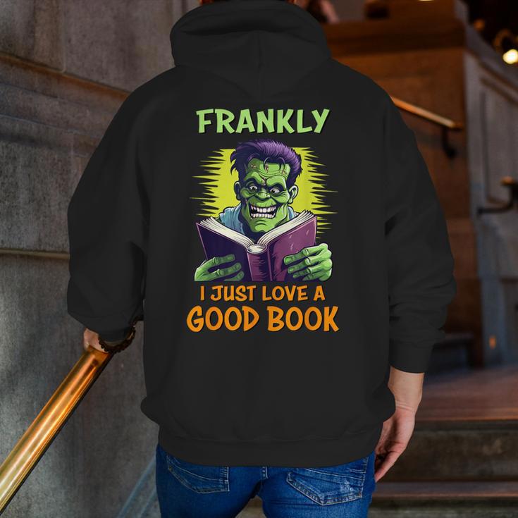Halloween Teacher Librarian Frankenstein Reading Books Men Zip Up Hoodie Back Print, funny gift Halloween Teacher Librarian Frankenstein Reading Books Men Zip Up Hoodie Back Print, funny gift