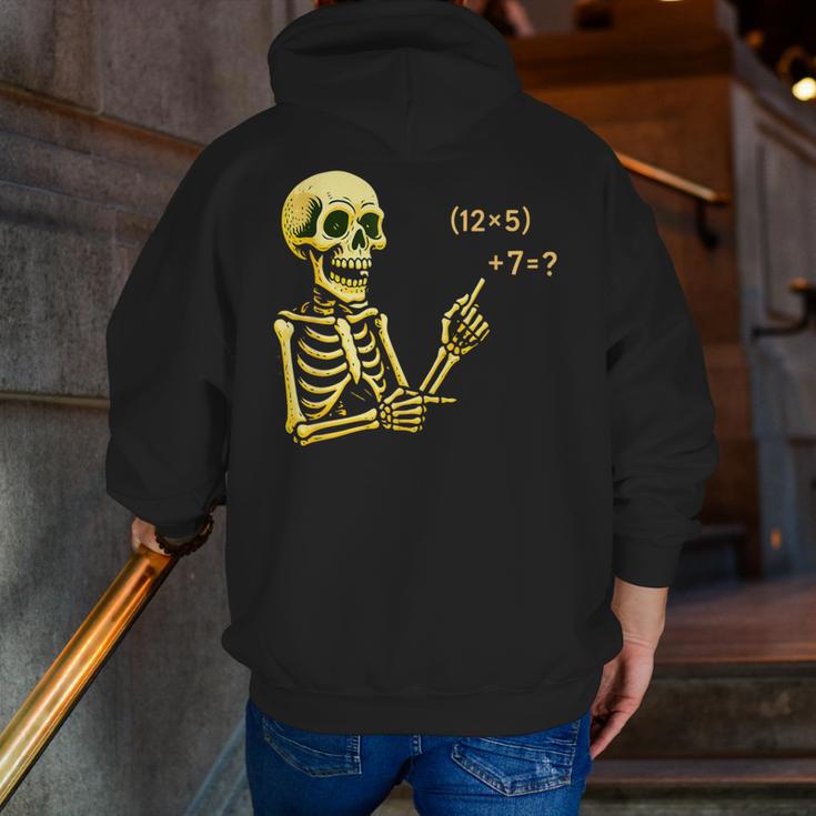 Halloween Teacher Six Seven 6 7 Skeleton Spooky Costume Men Zip Up Hoodie Back Print, funny gift Halloween Teacher Six Seven 6 7 Skeleton Spooky Costume Men Zip Up Hoodie Back Print, funny gift