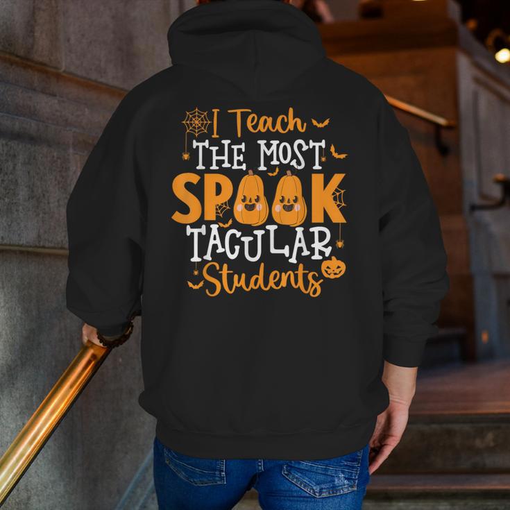 Halloween Teacher I Teach The Most Spooktacular Students Men Women Men Zip Up Hoodie Back Print, funny gift Halloween Teacher I Teach The Most Spooktacular Students Men Women Men Zip Up Hoodie Back Print, funny gift