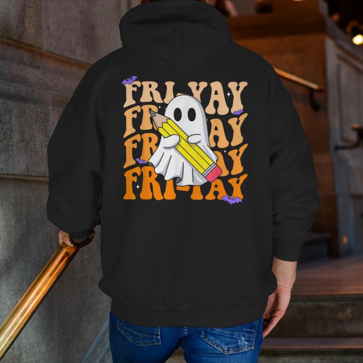 Happy Fri-Yay Friday Lovers Groovy Teacher Life Halloween Men Zip Up Hoodie Back Print, Groovy Teacher Hoodies, funny gift Happy Fri-Yay Friday Lovers Groovy Teacher Life Halloween Men Zip Up Hoodie Back Print, Groovy Teacher Hoodies, funny gift