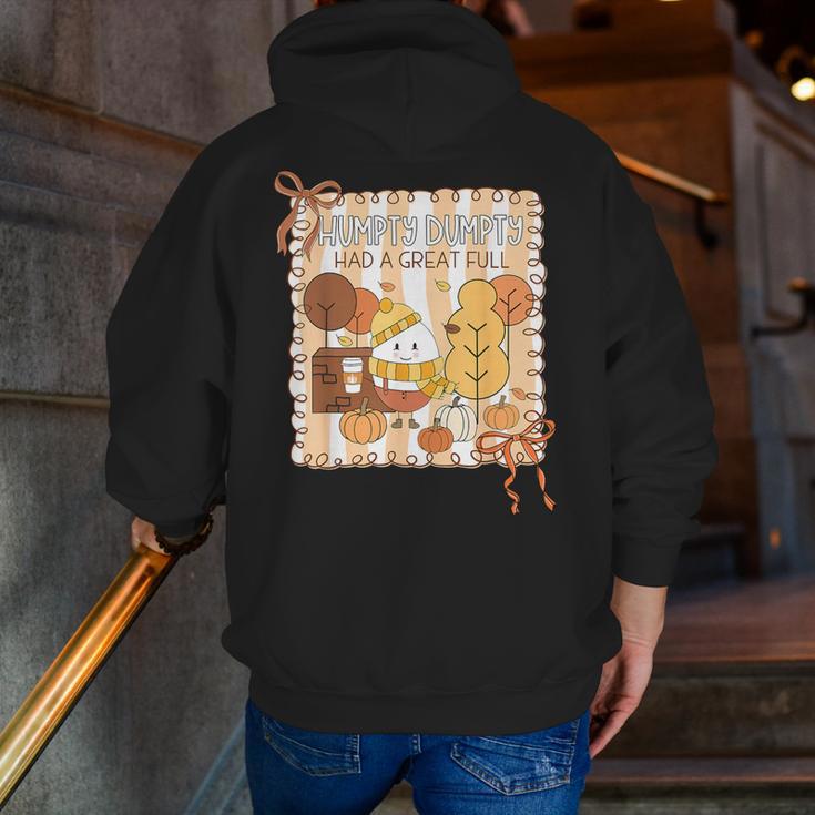 Humpty Dumpty Had A Great Fall Teacher Thanksgiving Autumn Men Zip Up Hoodie Back Print, funny gift Humpty Dumpty Had A Great Fall Teacher Thanksgiving Autumn Men Zip Up Hoodie Back Print, funny gift