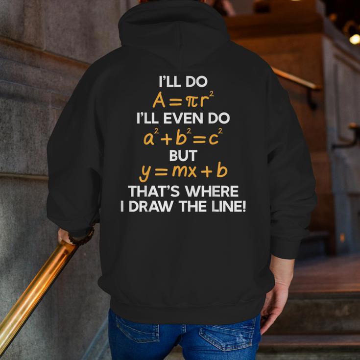 I'Ll Do Math Formula Math Puns For Students Teachers Men Zip Up Hoodie Back Print, funny gift I'Ll Do Math Formula Math Puns For Students Teachers Men Zip Up Hoodie Back Print, funny gift