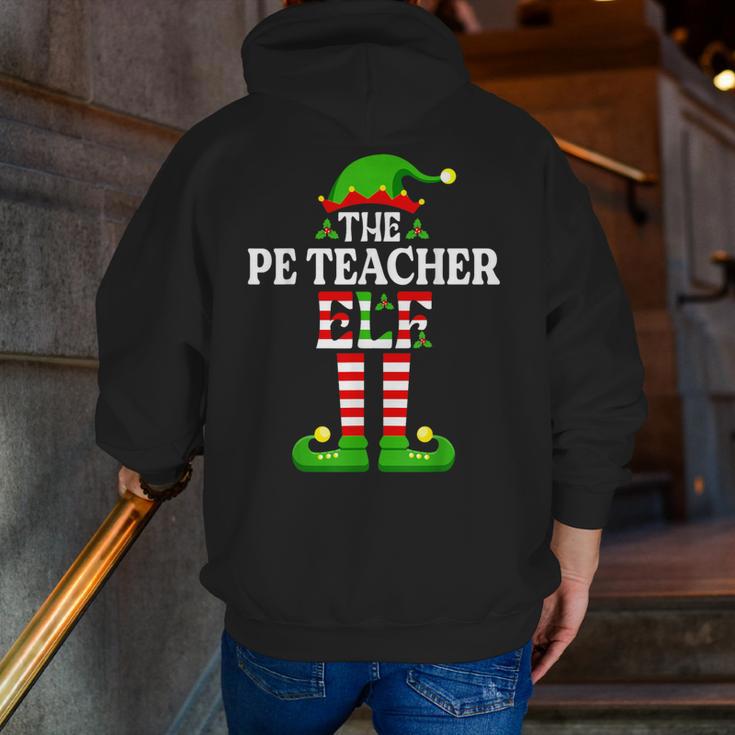 I'm The PE Teacher Elf Christmas Family Matching Men Zip Up Hoodie Back Print, Pe Teacher Hoodies, funny gift I'm The PE Teacher Elf Christmas Family Matching Men Zip Up Hoodie Back Print, Pe Teacher Hoodies, funny gift