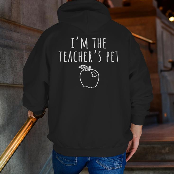 I'm The Teacher's Pet Men Women Kids Men Zip Up Hoodie Back Print, funny gift