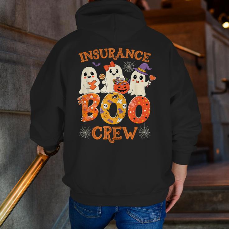 Insurance Boo Crew Halloween Spooky Costume Teacher Men Zip Up Hoodie Back Print, funny gift Insurance Boo Crew Halloween Spooky Costume Teacher Men Zip Up Hoodie Back Print, funny gift