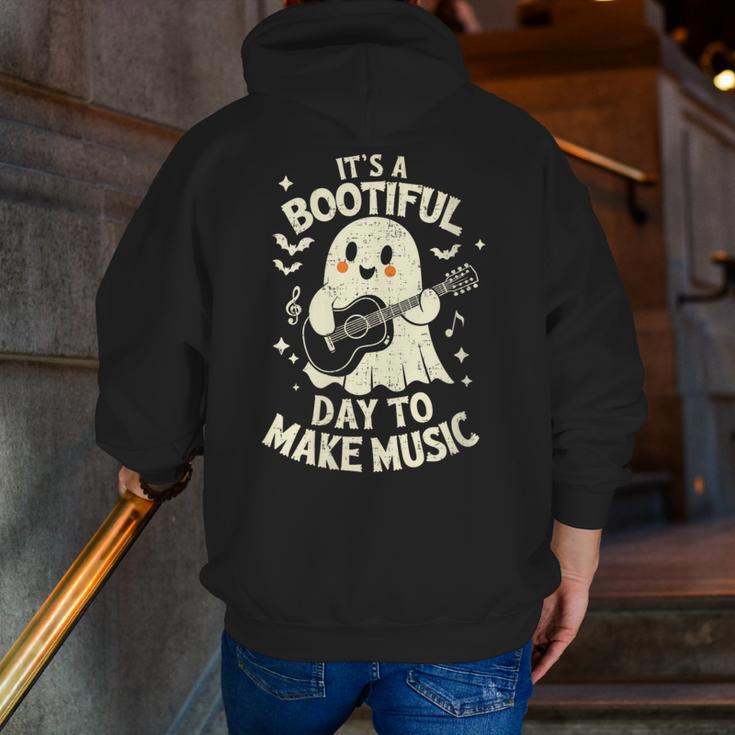 It's A Bootiful Day To Make Music Halloween Music Teacher Men Zip Up Hoodie Back Print, funny gift It's A Bootiful Day To Make Music Halloween Music Teacher Men Zip Up Hoodie Back Print, funny gift