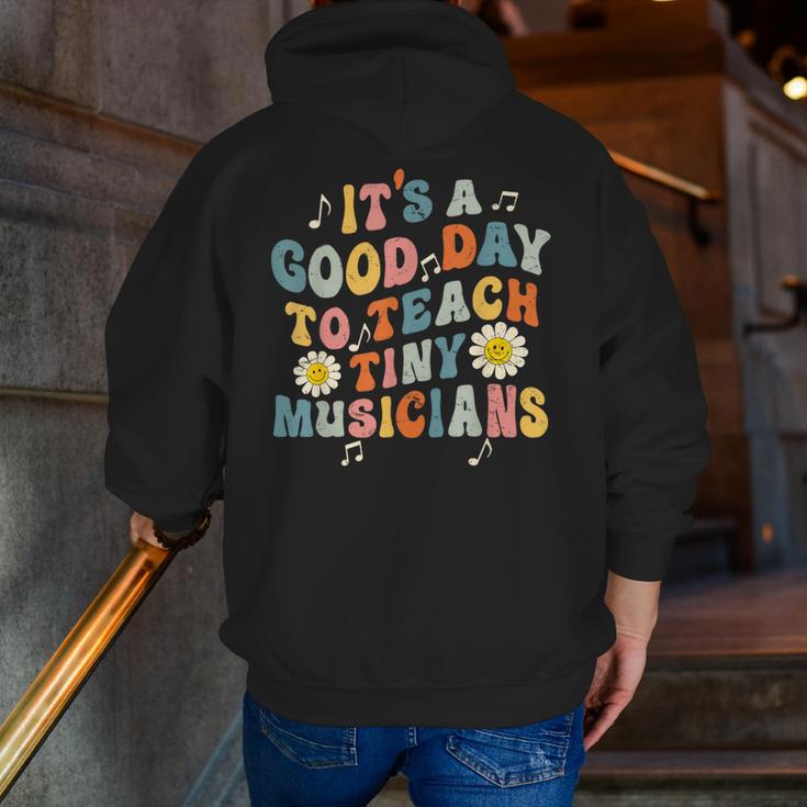 Its A Good Day To Teach Tiny Musicians Music Teacher Flower Men Zip Up Hoodie Back Print, funny gift Its A Good Day To Teach Tiny Musicians Music Teacher Flower Men Zip Up Hoodie Back Print, funny gift
