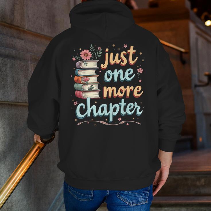 Just One More Chapter Book Reading Floral Teacher Book Lover Men Zip Up Hoodie Back Print, funny gift Just One More Chapter Book Reading Floral Teacher Book Lover Men Zip Up Hoodie Back Print, funny gift