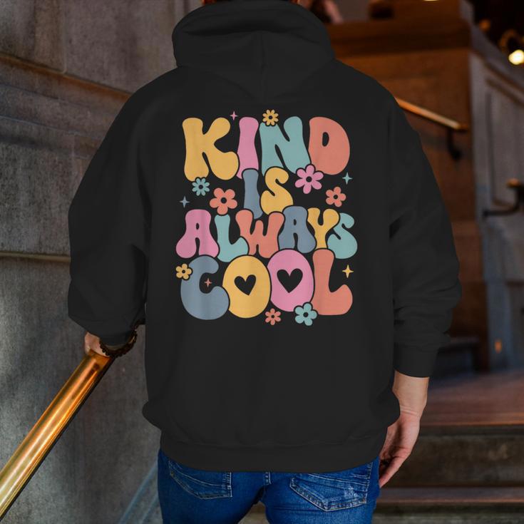 Kind Is Always Cool Groovy Teacher Be Kind Kindness Matters Men Zip Up Hoodie Back Print, Groovy Teacher Hoodies, funny gift Kind Is Always Cool Groovy Teacher Be Kind Kindness Matters Men Zip Up Hoodie Back Print, Groovy Teacher Hoodies, funny gift