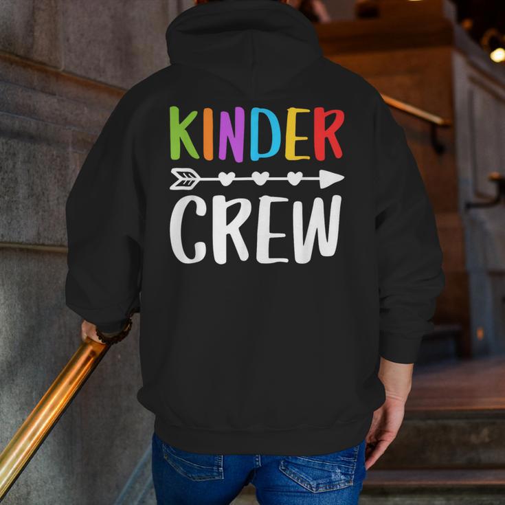 Kinder Crew Shirt Kindergarten Boy Girl Student Teacher Men Zip Up Hoodie Back Print, funny gift Kinder Crew Shirt Kindergarten Boy Girl Student Teacher Men Zip Up Hoodie Back Print, funny gift