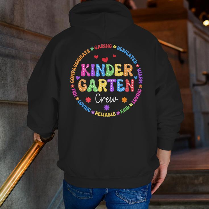 Kindergarten Crew Funy Back To School Teachers Kids Students Men Zip Up Hoodie Back Print, funny gift Kindergarten Crew Funy Back To School Teachers Kids Students Men Zip Up Hoodie Back Print, funny gift