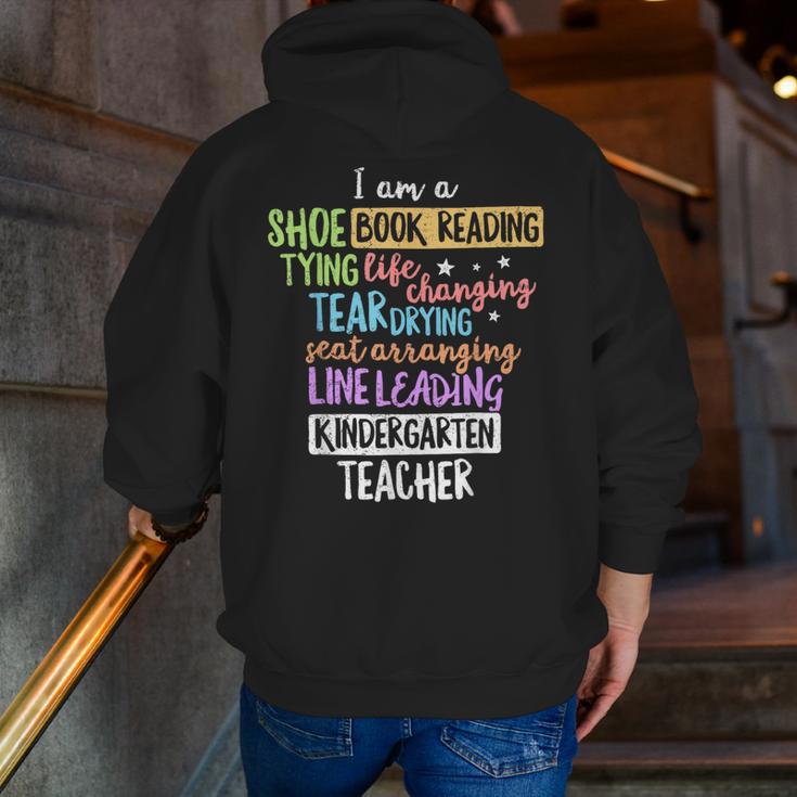 I Am A Kindergarten Teacher Shirt Creative Men Zip Up Hoodie Back Print, funny gift I Am A Kindergarten Teacher Shirt Creative Men Zip Up Hoodie Back Print, funny gift
