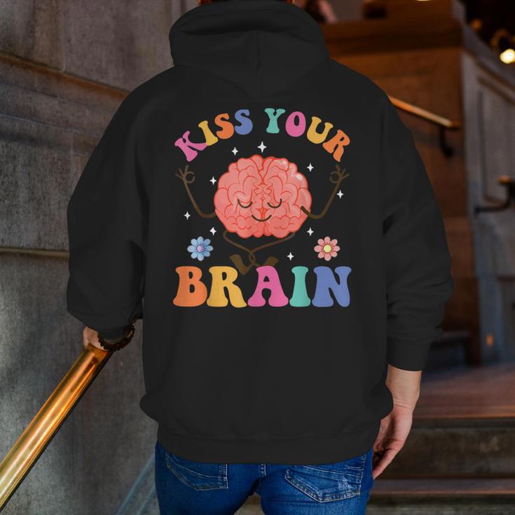 Kiss Your Brain Sped Teacher Appreciation Back To School Kid Men Zip Up Hoodie Back Print, funny gift Kiss Your Brain Sped Teacher Appreciation Back To School Kid Men Zip Up Hoodie Back Print, funny gift