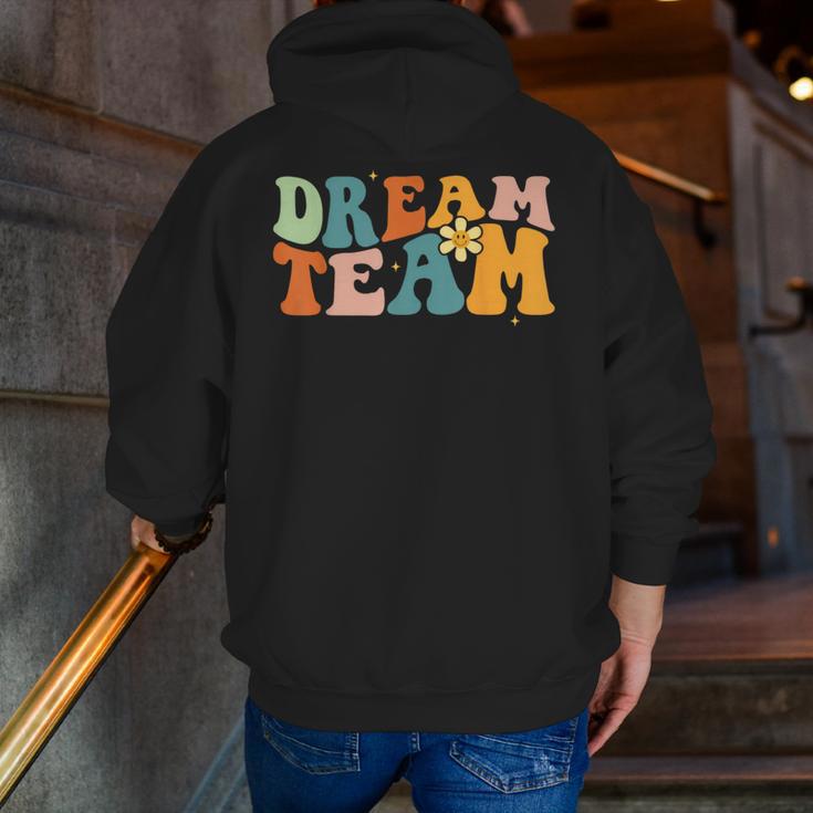 Last Day Of School Back To School Dream-Team Teacher Kids Men Zip Up Hoodie Back Print, funny gift Last Day Of School Back To School Dream-Team Teacher Kids Men Zip Up Hoodie Back Print, funny gift