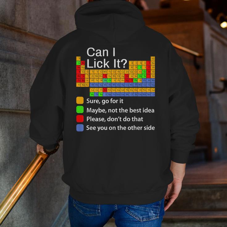 Can I Lick It Periodic Table Chemistry Teachers Men Zip Up Hoodie Back Print, funny gift Can I Lick It Periodic Table Chemistry Teachers Men Zip Up Hoodie Back Print, funny gift