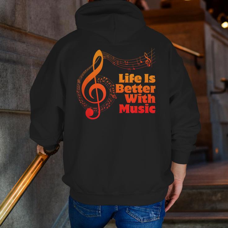 Life Is Better With Music Theory Musician Teacher Notes Clef Men Zip Up Hoodie Back Print, funny gift Life Is Better With Music Theory Musician Teacher Notes Clef Men Zip Up Hoodie Back Print, funny gift