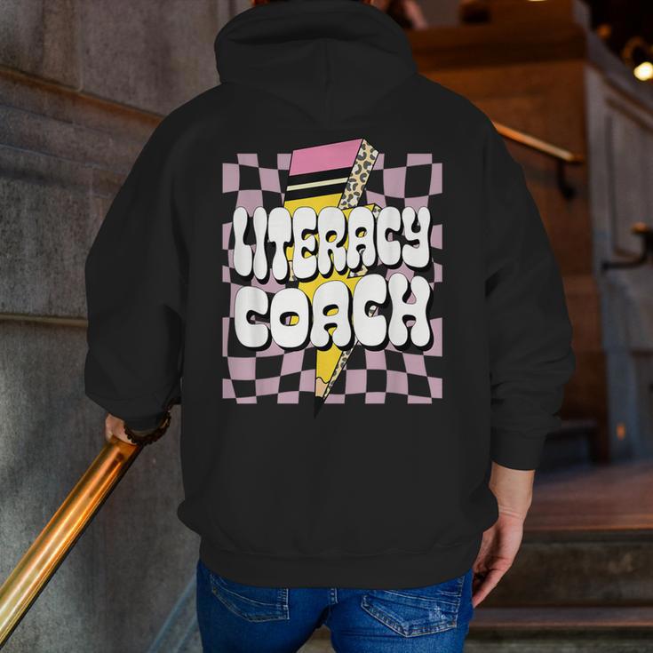 Literacy Coach Reading Specialist Facilitator Lead Teacher Men Zip Up Hoodie Back Print, funny gift Literacy Coach Reading Specialist Facilitator Lead Teacher Men Zip Up Hoodie Back Print, funny gift