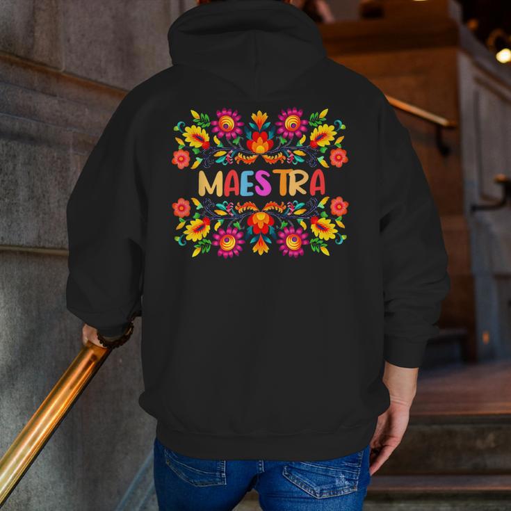 Maestra Cinco De Mayo Spanish Mexican Teacher Men Zip Up Hoodie Back Print, funny gift Maestra Cinco De Mayo Spanish Mexican Teacher Men Zip Up Hoodie Back Print, funny gift