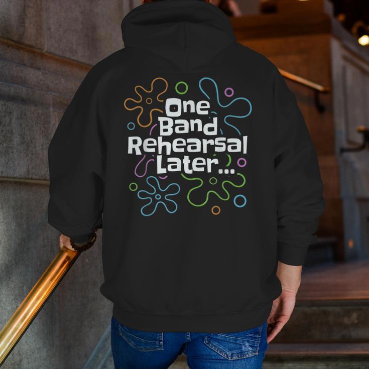 Marching Band Director Music Teacher Men Zip Up Hoodie Back Print, funny gift