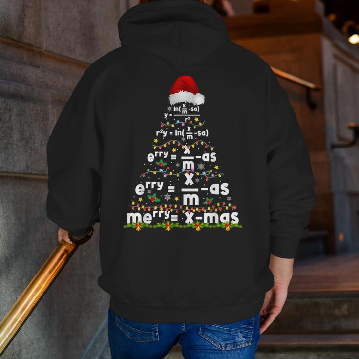 Math Equation Merry Xmas Season Teacher Christmas Tree Men Zip Up Hoodie Back Print, funny gift Math Equation Merry Xmas Season Teacher Christmas Tree Men Zip Up Hoodie Back Print, funny gift