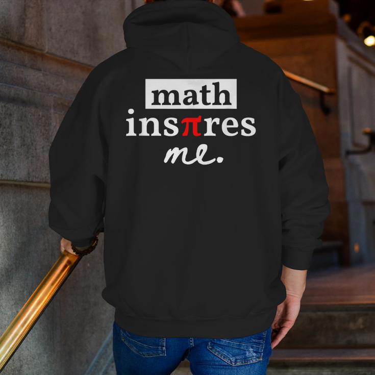 Math Inspires Me Spelled With Pi Day Teacher Men Zip Up Hoodie Back Print, funny gift Math Inspires Me Spelled With Pi Day Teacher Men Zip Up Hoodie Back Print, funny gift