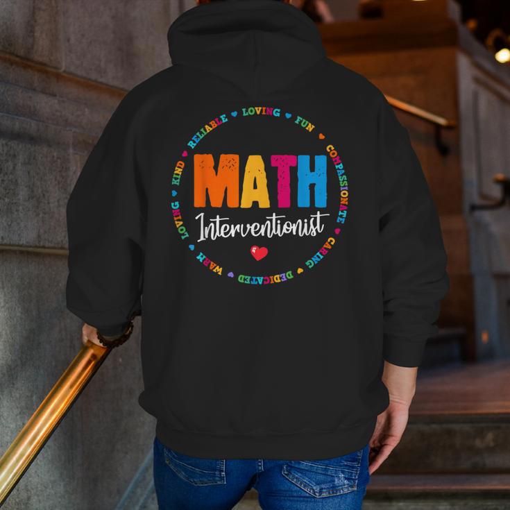 Math Interventionist Teacher Coach Squad Mathematics STEM Men Zip Up Hoodie Back Print, funny gift Math Interventionist Teacher Coach Squad Mathematics STEM Men Zip Up Hoodie Back Print, funny gift