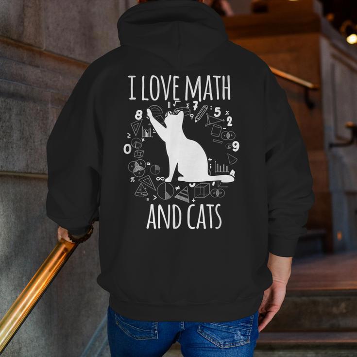 Math Nerd Math Teacher Cat Lover I Love Math And Cats Men Zip Up Hoodie Back Print, funny gift Math Nerd Math Teacher Cat Lover I Love Math And Cats Men Zip Up Hoodie Back Print, funny gift