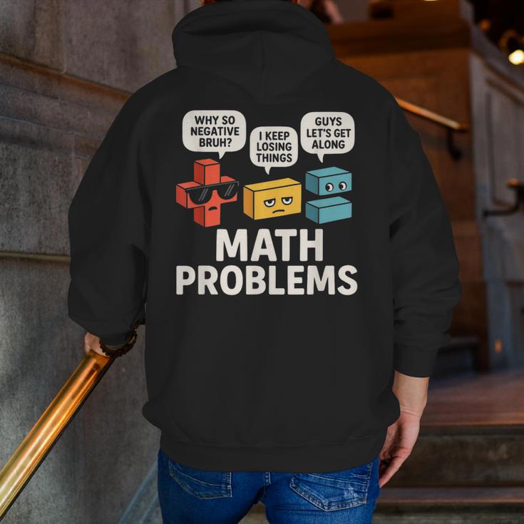 Math Problems Symbols Teacher Back To School Girl Boy Men Zip Up Hoodie Back Print, funny gift Math Problems Symbols Teacher Back To School Girl Boy Men Zip Up Hoodie Back Print, funny gift