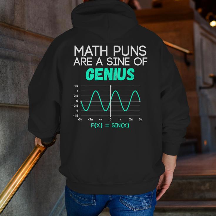 Math Puns Are a Sine Of Genius Math Teacher T-Shirt Men Zip Up Hoodie Back Print, funny gift Math Puns Are a Sine Of Genius Math Teacher T-Shirt Men Zip Up Hoodie Back Print, funny gift