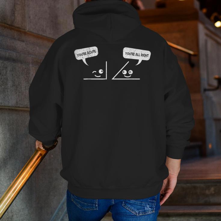 Math Saying You Are Acute Algebra Maths Teacher For Men Women Men Zip Up Hoodie Back Print, funny gift Math Saying You Are Acute Algebra Maths Teacher For Men Women Men Zip Up Hoodie Back Print, funny gift
