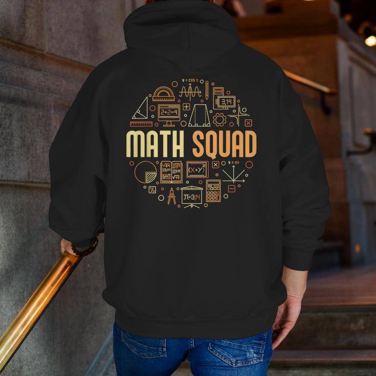 Math Squad For Teacher Or Student Mathematics Men Women Kids Men Zip Up Hoodie Back Print, funny gift Math Squad For Teacher Or Student Mathematics Men Women Kids Men Zip Up Hoodie Back Print, funny gift