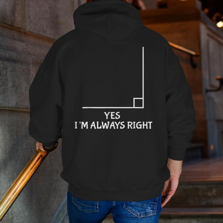 Math Teacher Joke Men Women Fun Best Math Quotes Men Zip Up Hoodie Back Print, funny gift