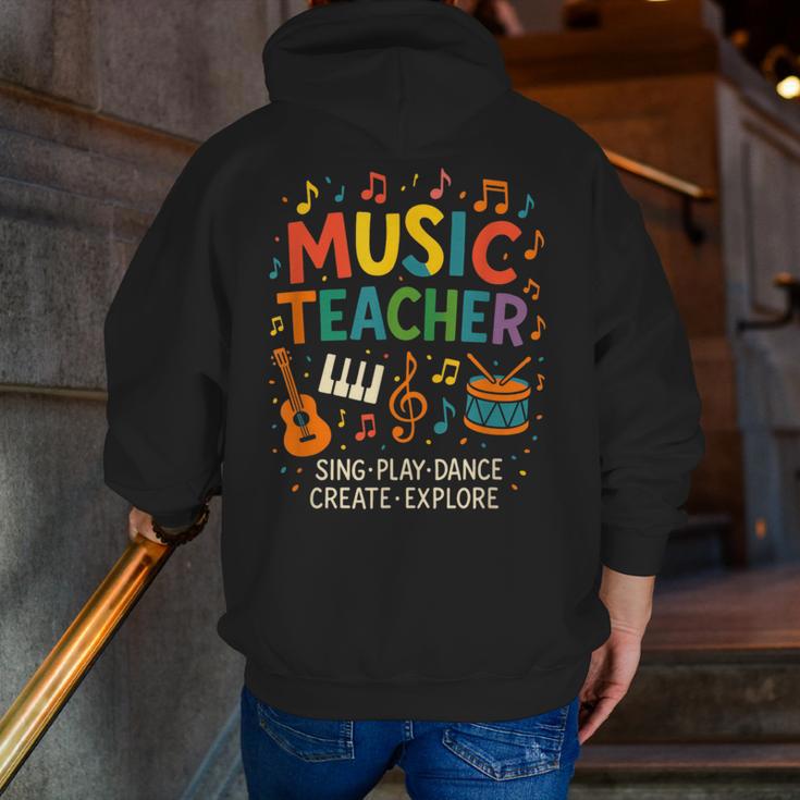Music Teacher Music Sing Play Dance Choir Piano Men Zip Up Hoodie Back Print, funny gift Music Teacher Music Sing Play Dance Choir Piano Men Zip Up Hoodie Back Print, funny gift