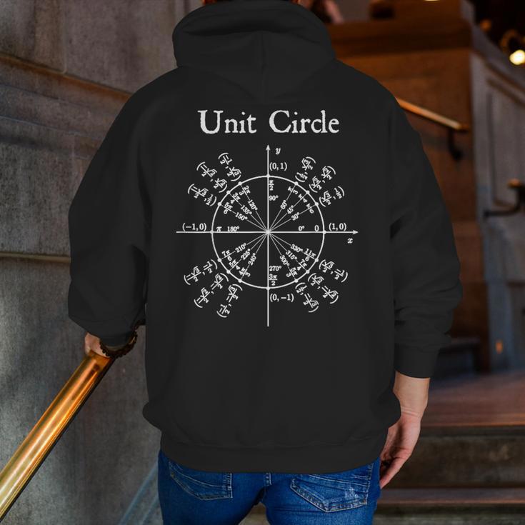 Nerdy Unit Circle Trigonometry Calculus Math Teacher Geek Men Zip Up Hoodie Back Print, funny gift Nerdy Unit Circle Trigonometry Calculus Math Teacher Geek Men Zip Up Hoodie Back Print, funny gift