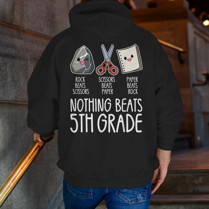Nothing Beats 5th Grade Back To School Kids Teachers Men Zip Up Hoodie Back Print, funny gift Nothing Beats 5th Grade Back To School Kids Teachers Men Zip Up Hoodie Back Print, funny gift