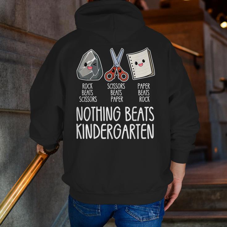 Nothing Beats Kindergarten Back To School Kid Teacher Men Zip Up Hoodie Back Print, funny gift Nothing Beats Kindergarten Back To School Kid Teacher Men Zip Up Hoodie Back Print, funny gift