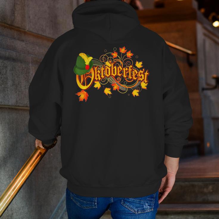 Oktoberfest German Beer Festival October Men Zip Up Hoodie Back Print, funny gift