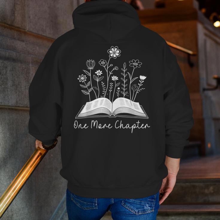 One-More Chapter Wildflower Reading Teacher Library Bookish Men Zip Up Hoodie Back Print, funny gift One-More Chapter Wildflower Reading Teacher Library Bookish Men Zip Up Hoodie Back Print, funny gift