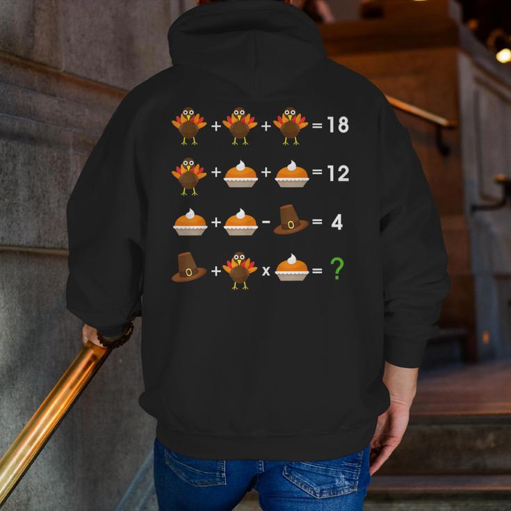 Order Of Operations Thanksgiving Quiz Math Teacher Men Zip Up Hoodie Back Print, funny gift Order Of Operations Thanksgiving Quiz Math Teacher Men Zip Up Hoodie Back Print, funny gift