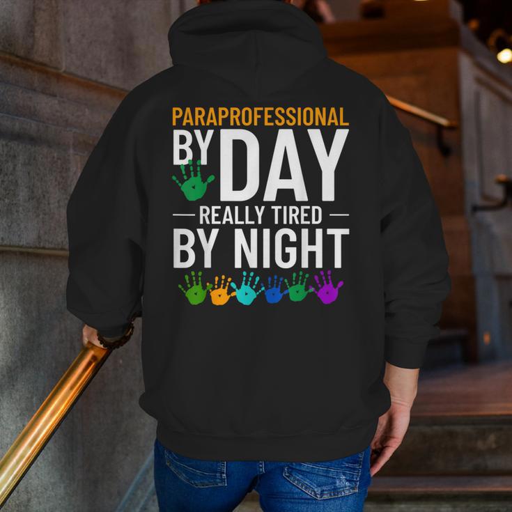 Paraprofessional Educator Teacher Para Classroom Assistant Men Zip Up Hoodie Back Print, funny gift Paraprofessional Educator Teacher Para Classroom Assistant Men Zip Up Hoodie Back Print, funny gift