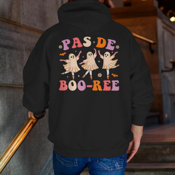Pas De BOO-Rée Ballet Ghost Dancer Dance Teacher Halloween Men Zip Up Hoodie Back Print, funny gift Pas De BOO-Rée Ballet Ghost Dancer Dance Teacher Halloween Men Zip Up Hoodie Back Print, funny gift