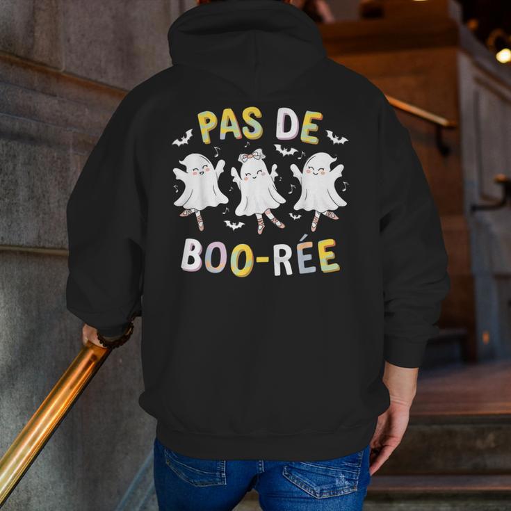 Pas De BOO-Rée Ghost Ballet Dancer Halloween Dance Teacher Men Zip Up Hoodie Back Print, funny gift Pas De BOO-Rée Ghost Ballet Dancer Halloween Dance Teacher Men Zip Up Hoodie Back Print, funny gift