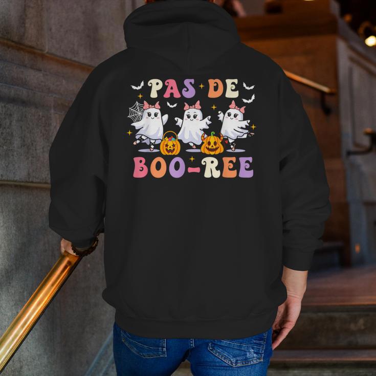 Pas De Boo-Ree Teachers Halloween Costume Ballet Dancers Men Zip Up Hoodie Back Print, funny gift Pas De Boo-Ree Teachers Halloween Costume Ballet Dancers Men Zip Up Hoodie Back Print, funny gift