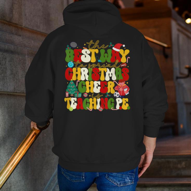 PE Teacher Christmas Holiday Men Zip Up Hoodie Back Print, Pe Teacher Hoodies, funny gift PE Teacher Christmas Holiday Men Zip Up Hoodie Back Print, Pe Teacher Hoodies, funny gift