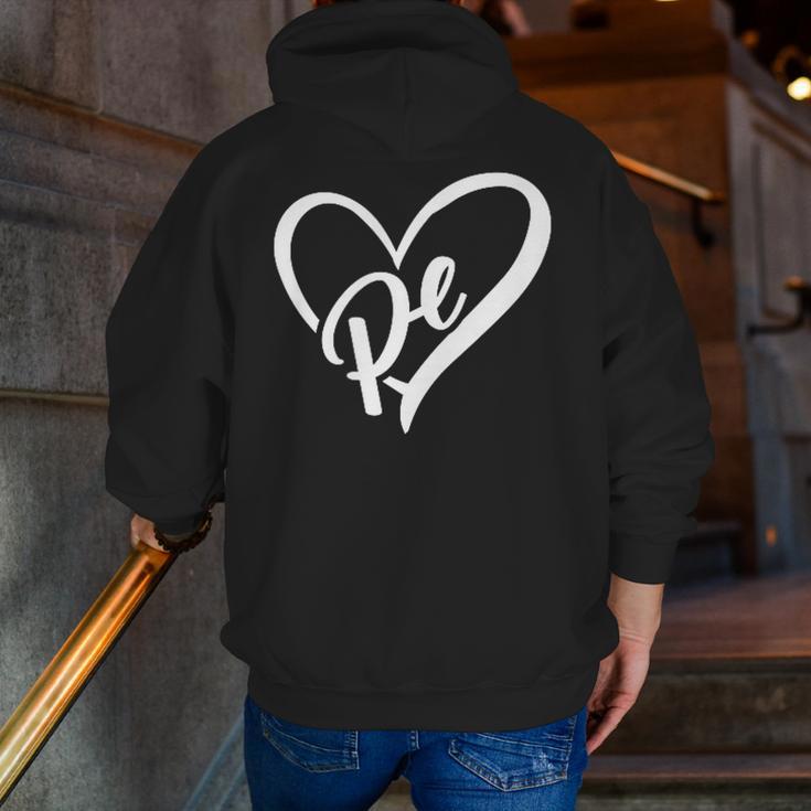 PE Teacher Vintage Retro Physical Education Teacher Men Zip Up Hoodie Back Print, Pe Teacher Hoodies, funny gift
