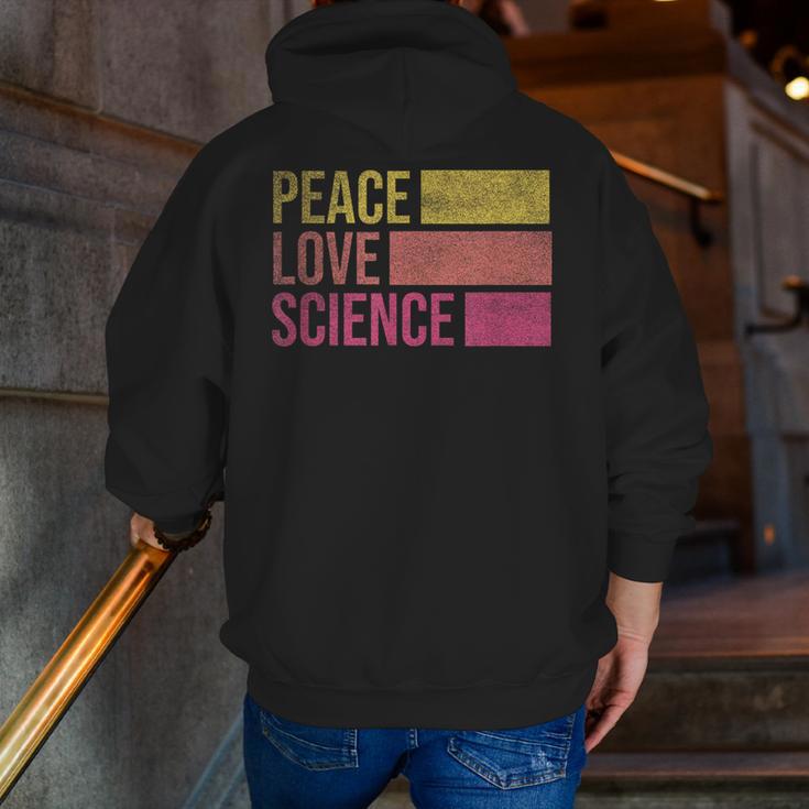 Peace Love Science Lovers Math Chemistry Teacher Men Zip Up Hoodie Back Print, Science Teacher Hoodies, funny gift Peace Love Science Lovers Math Chemistry Teacher Men Zip Up Hoodie Back Print, Science Teacher Hoodies, funny gift