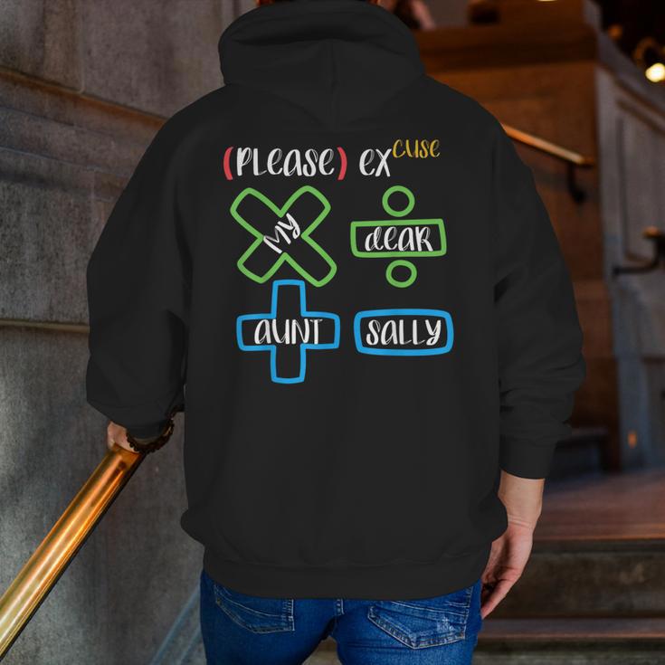 PEMDAS Please Excuse My Dear Aunt Sally Math Teacher Men Zip Up Hoodie Back Print, funny gift PEMDAS Please Excuse My Dear Aunt Sally Math Teacher Men Zip Up Hoodie Back Print, funny gift